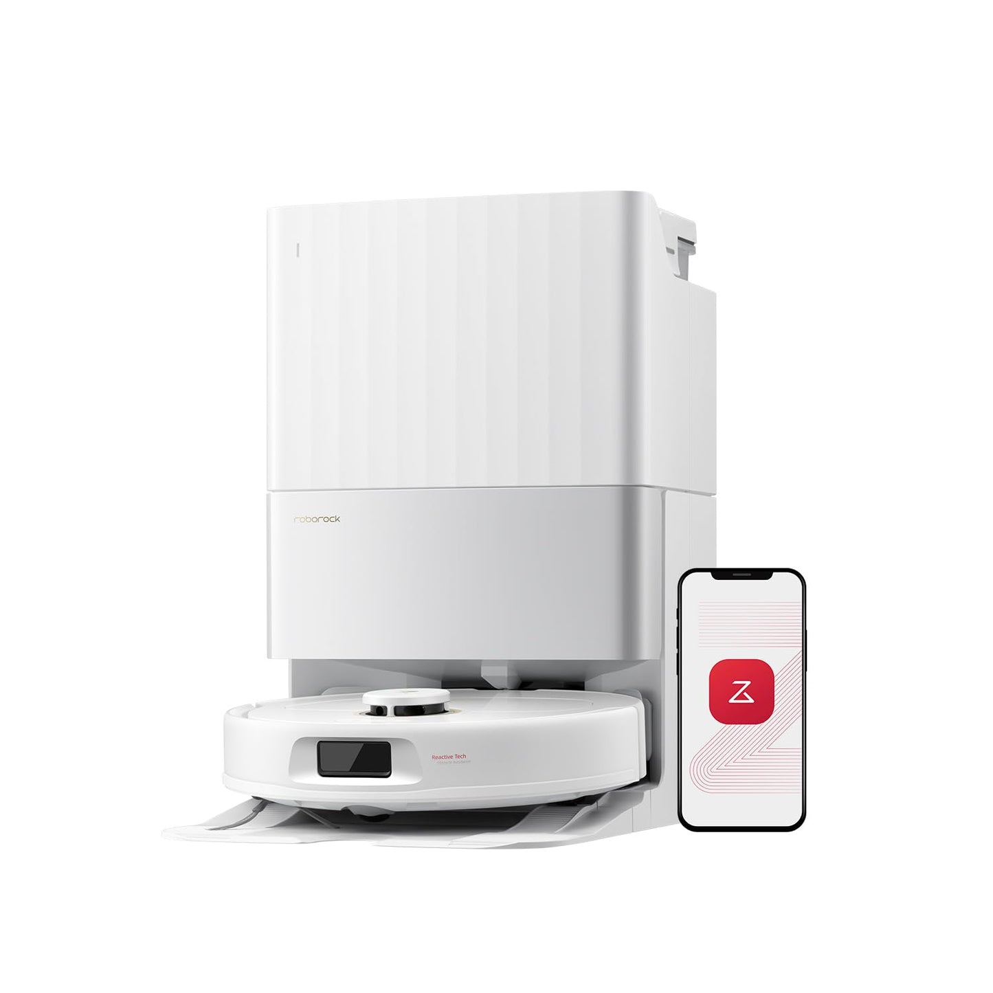 roborock Qrevo S5V Robot Vacuum & Mop – FlexiArm Edge Cleaning, 12,000Pa Suction, Zero-Tangle