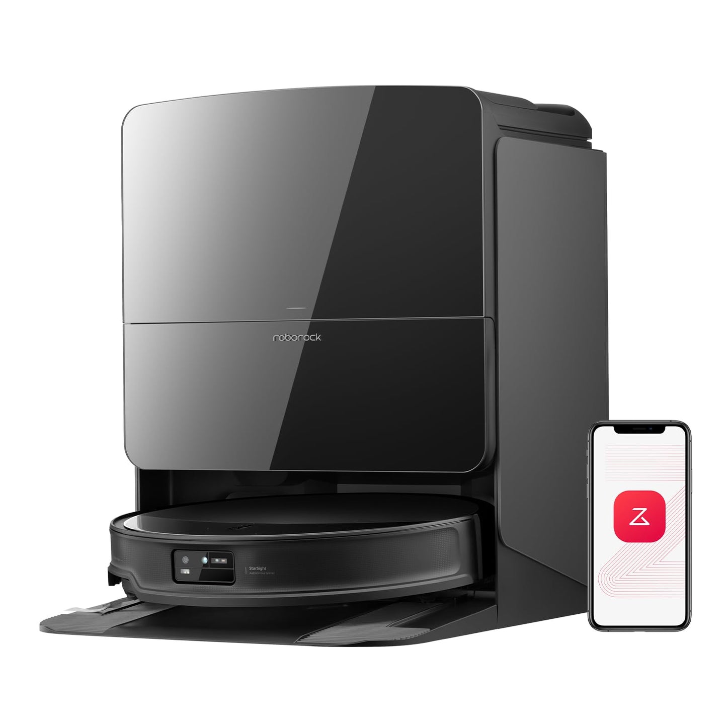 roborock Saros 10R Ultra Slim Robot Vacuum & Mop | 22,000Pa Suction | Zero Tangle | Self-Emptying