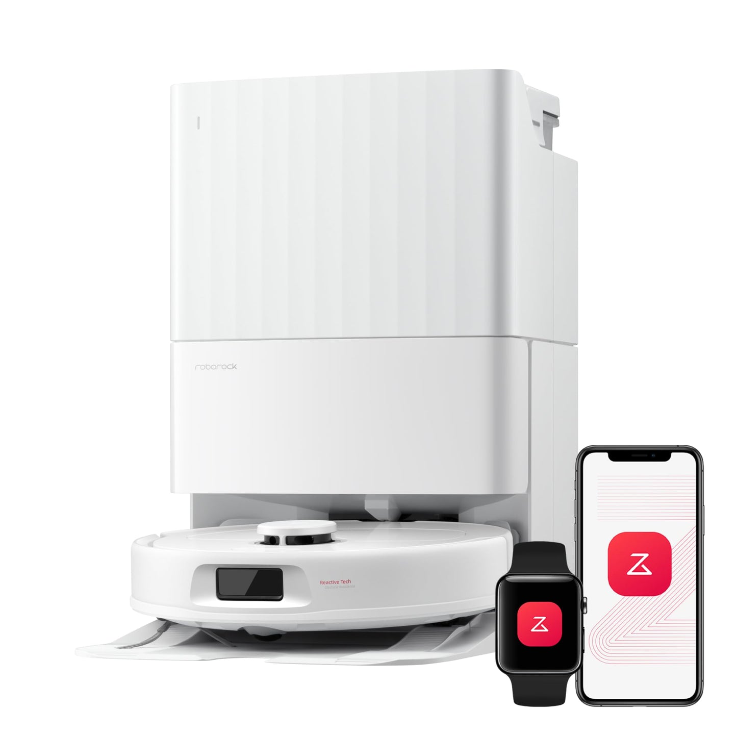 roborock Qrevo S Pro Robot Vacuum & Mop with Self-Cleaning Dock – 18,500 Pa Suction, Zero-Tangle