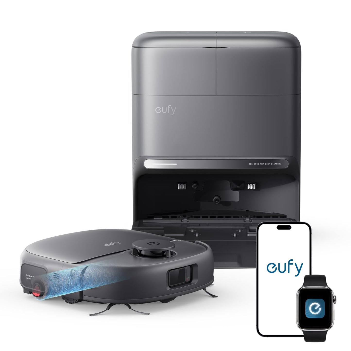 eufy C28 Self-Empty Robot Vacuum & Mop | 15,000Pa Suction, Zero-Tangle Brush, 75-Day Hands-Free Cleaning