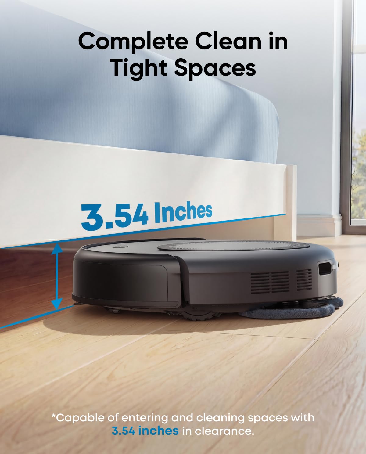 eufy Omni C20 Self-Emptying Robot Vacuum & Mop Combo with 7,000 Pa Suction & Auto Wash Station