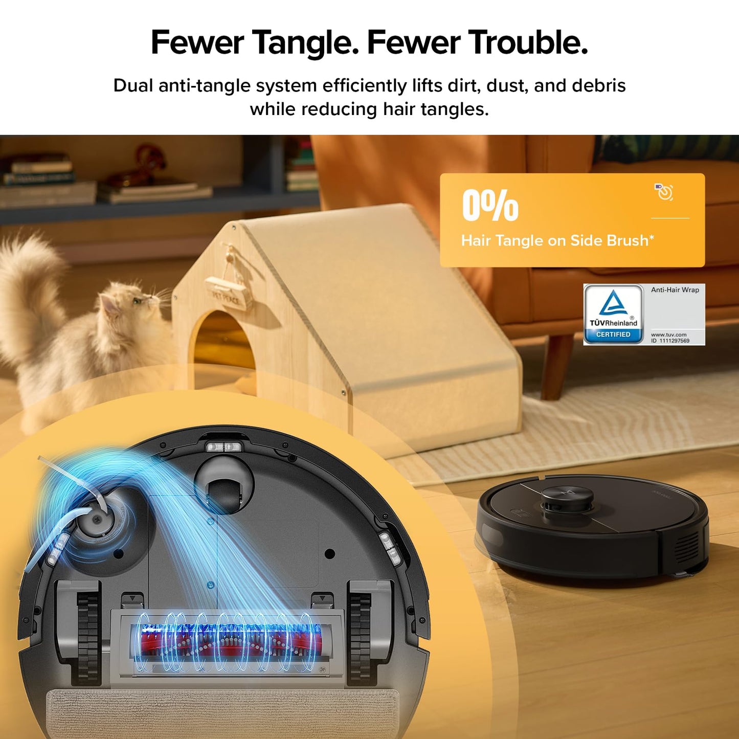 roborock Q7 M5+ Self-Empty Robot Vacuum & Mop with LiDAR Navigation & 10,000 Pa Suction