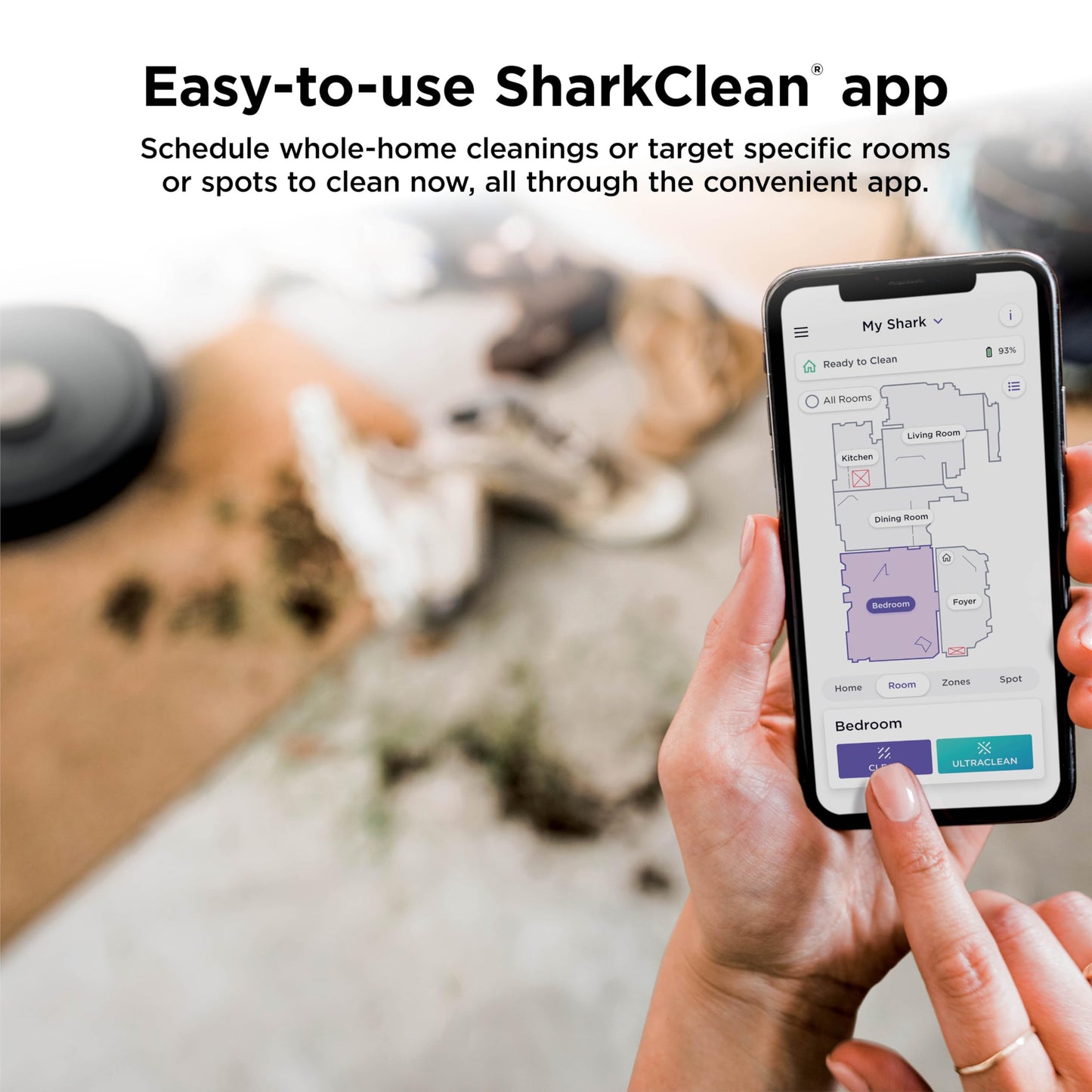 Shark AV2501AE AI Self-Empty Robot Vacuum with HEPA Base & LiDAR Navigation