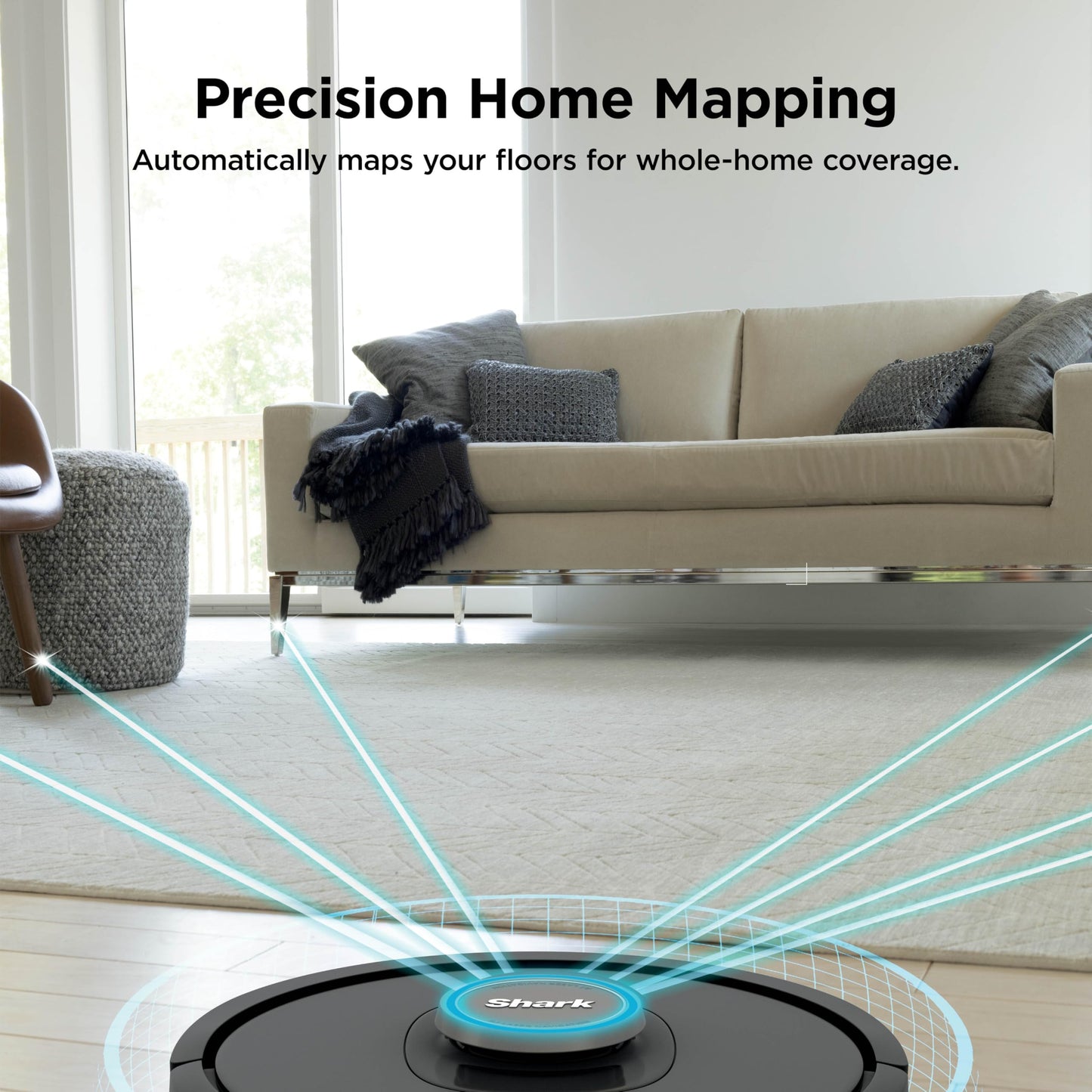 Shark AV2501AE AI Self-Empty Robot Vacuum with HEPA Base & LiDAR Navigation