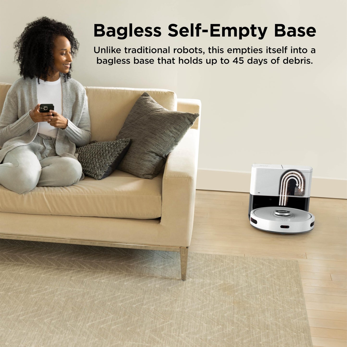 Shark Matrix Clean Robot Vacuum with LiDAR Navigation & Self-Empty Base